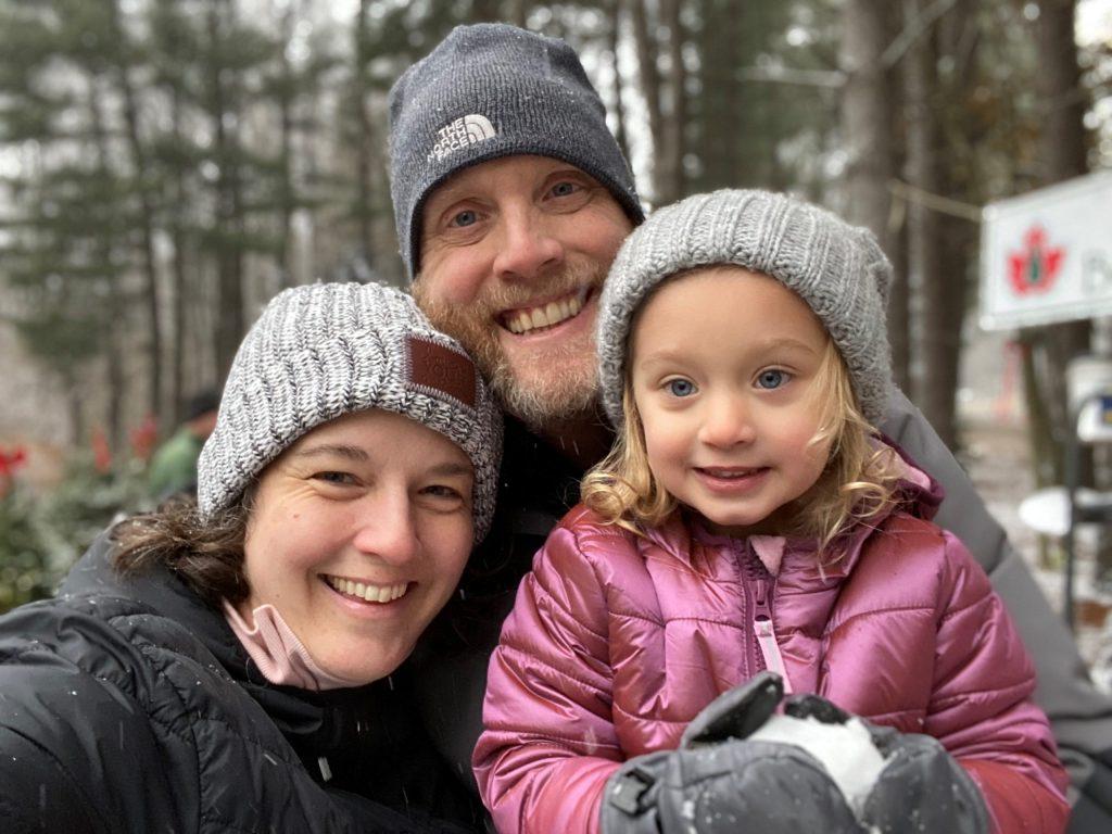 Family fun in winter